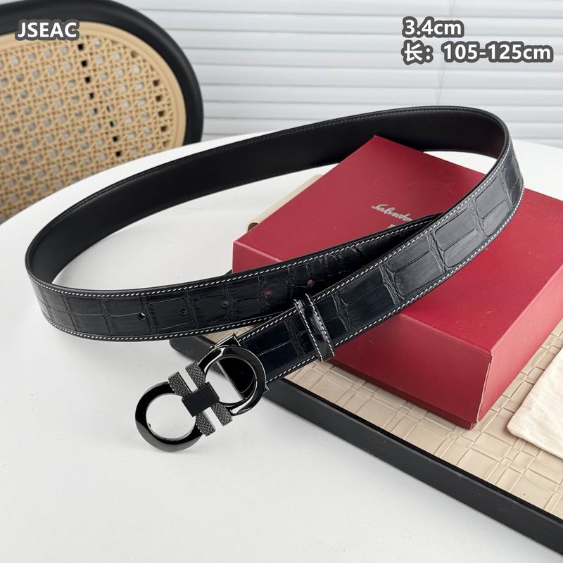 Ferragamo belt 34mmX105-125cm 8L13